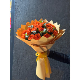 20 TURUNCU GÜL BUKETİ 